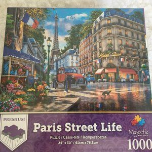 Dominic Davison Majestic 1000 Pc Jigsaw Puzzle Paris Street Life NIB